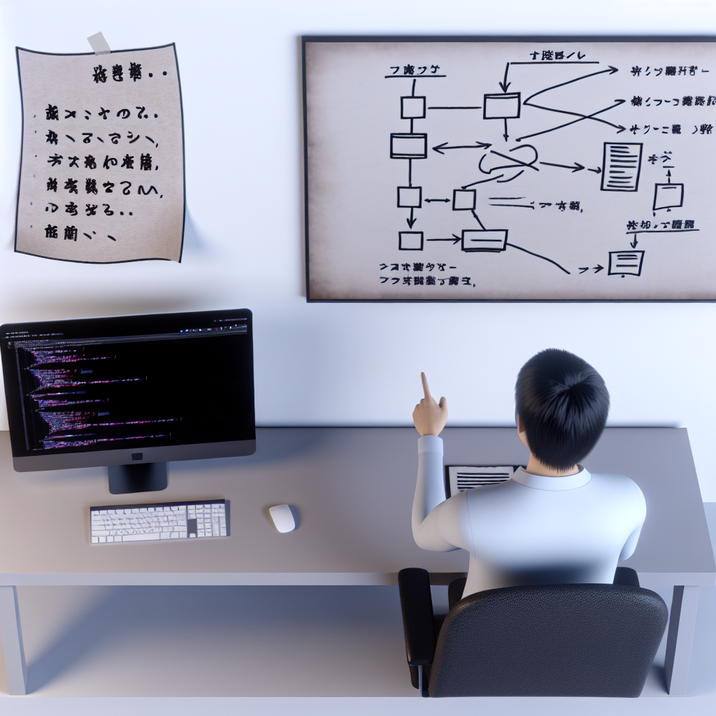AIによるプログラミング支援を受ける開発者