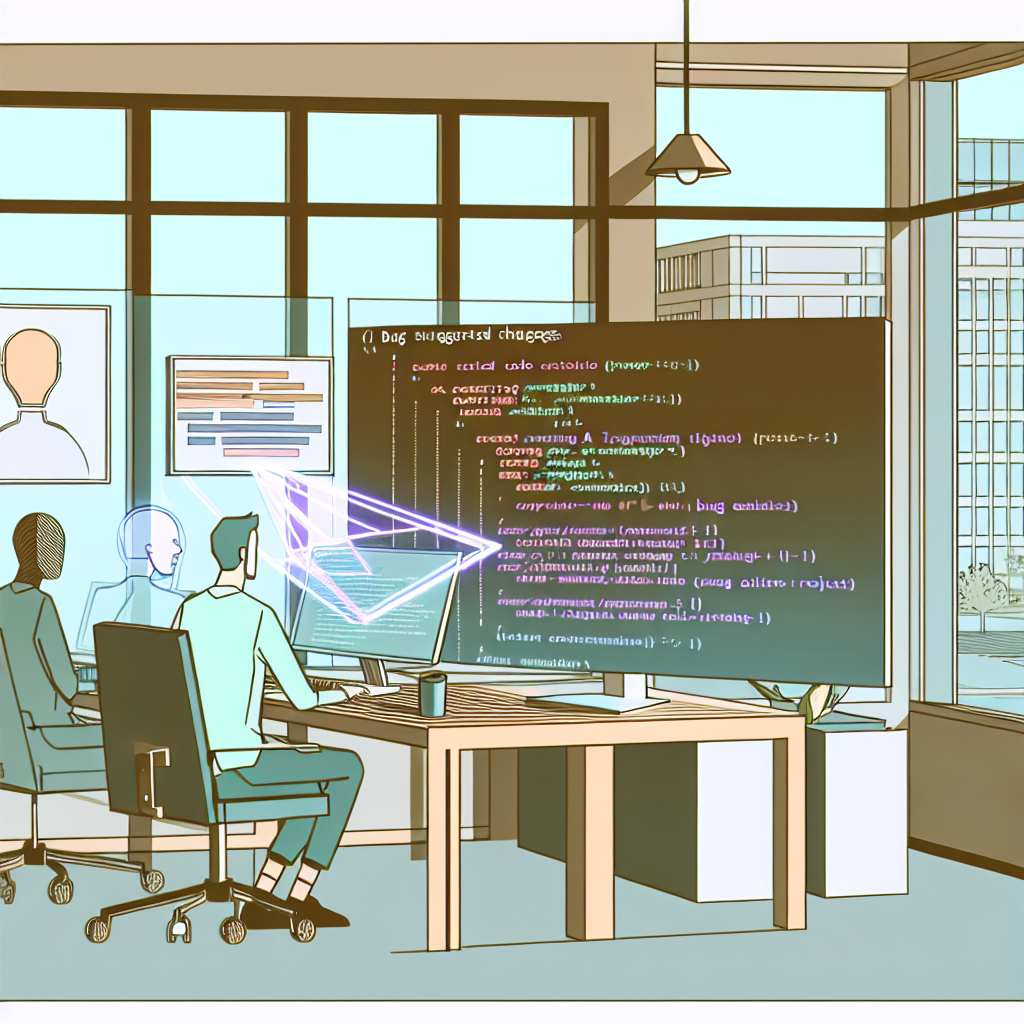 プログラマーがclaude code機能を使っている様子