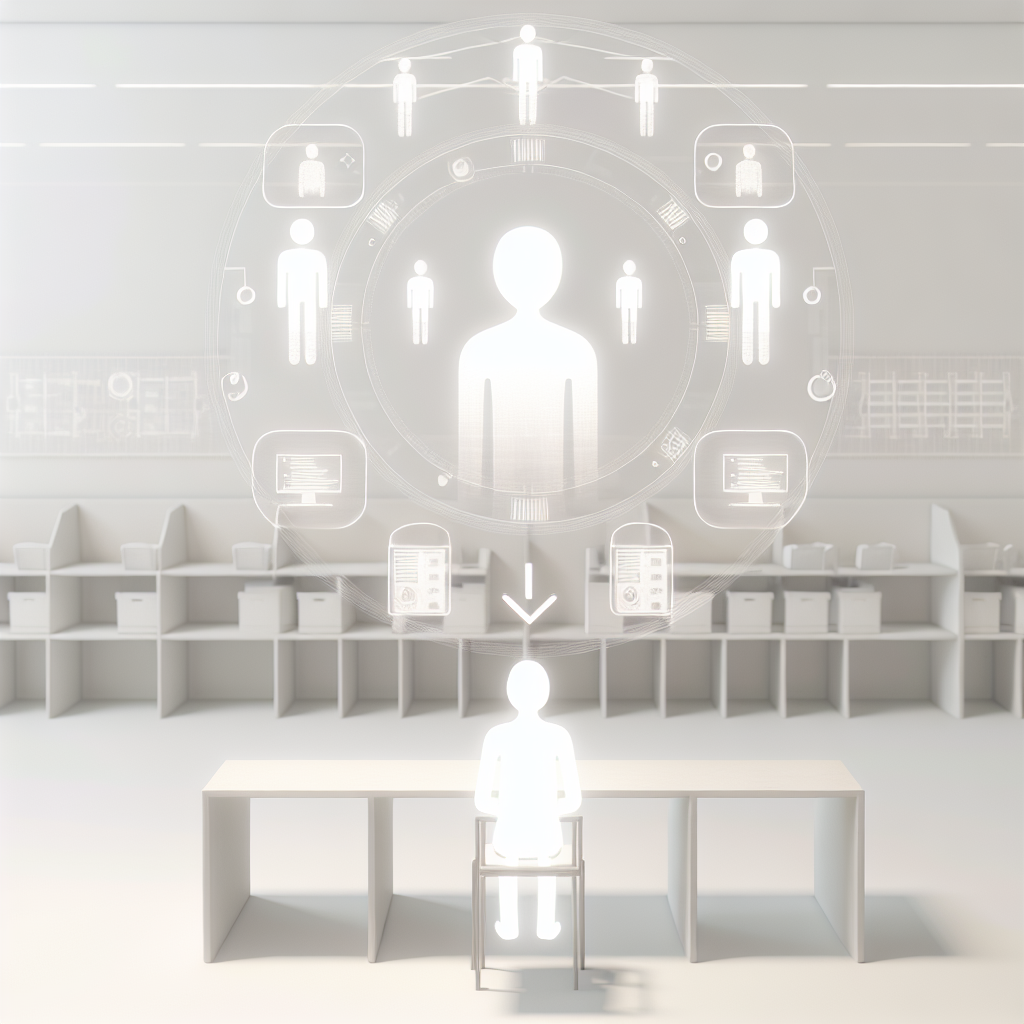 複数のAIエージェントがチームで協働するイメージ