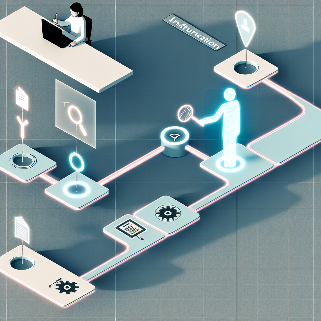 claude agentが業務プロセスを自律的に実行するイメージ