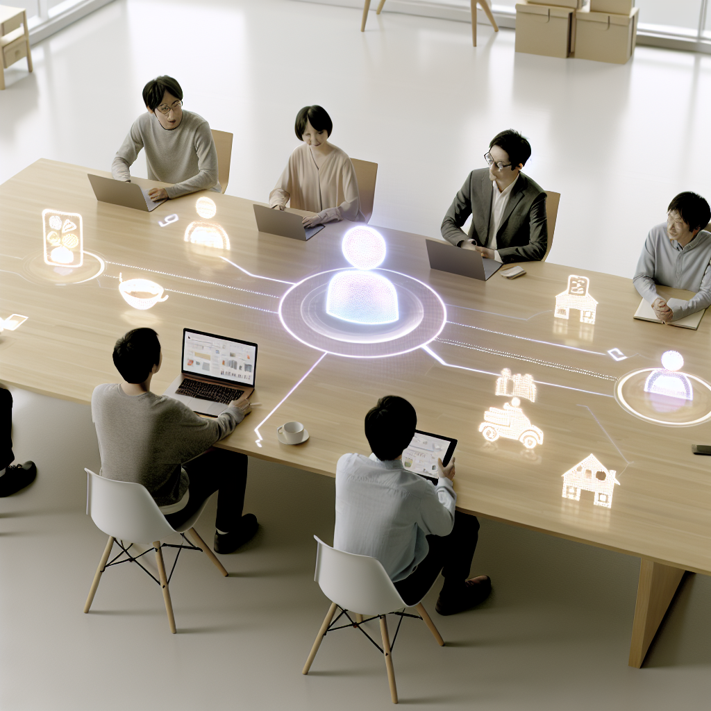 ALION株式会社のAI開発チームがプロジェクトを推進する様子