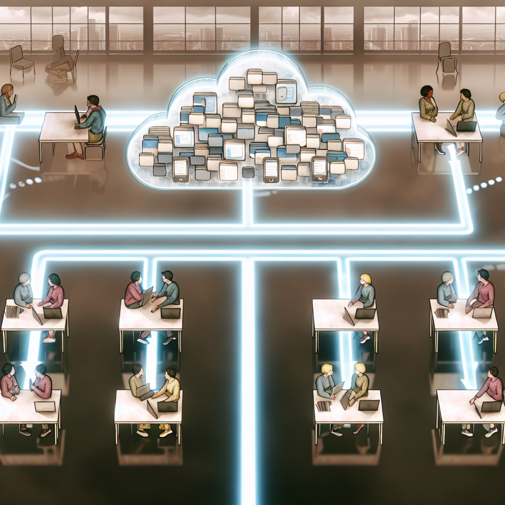 開発チームがclaude teamsを使って協働する様子