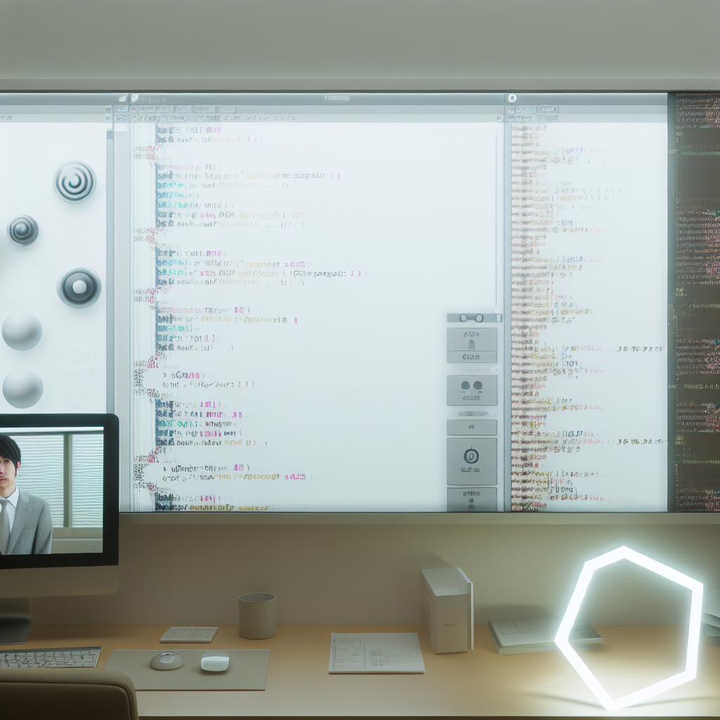 claudeがプログラマーと協働してコードを書く様子