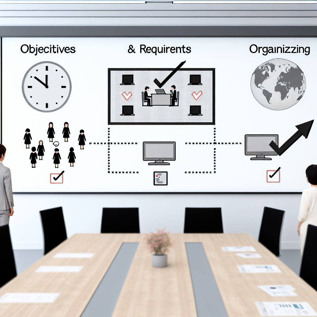 バーチャルオフィス導入のステップを示すチェックリスト