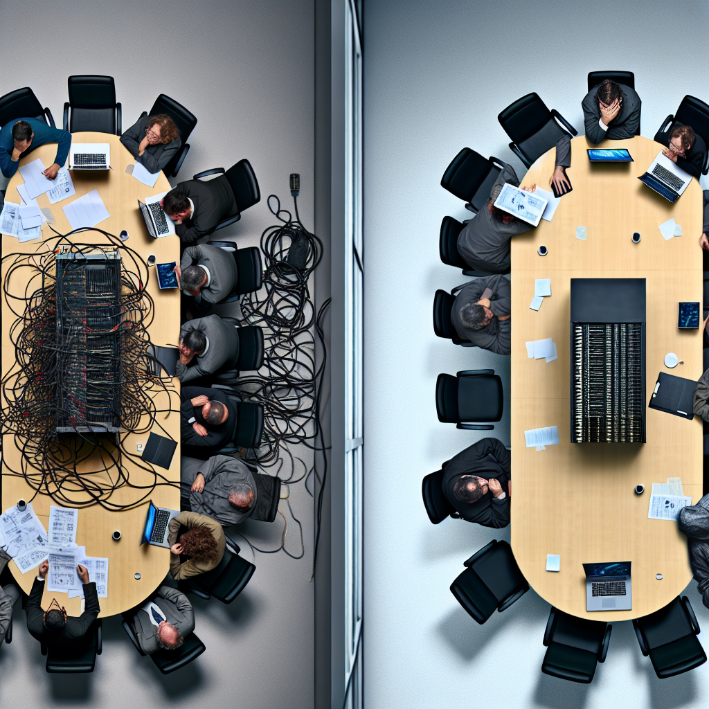 AI導入プロジェクトで課題に直面しているビジネスパーソン