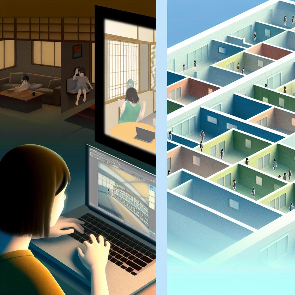 SWiseバーチャルオフィスを教育利用するイメージ