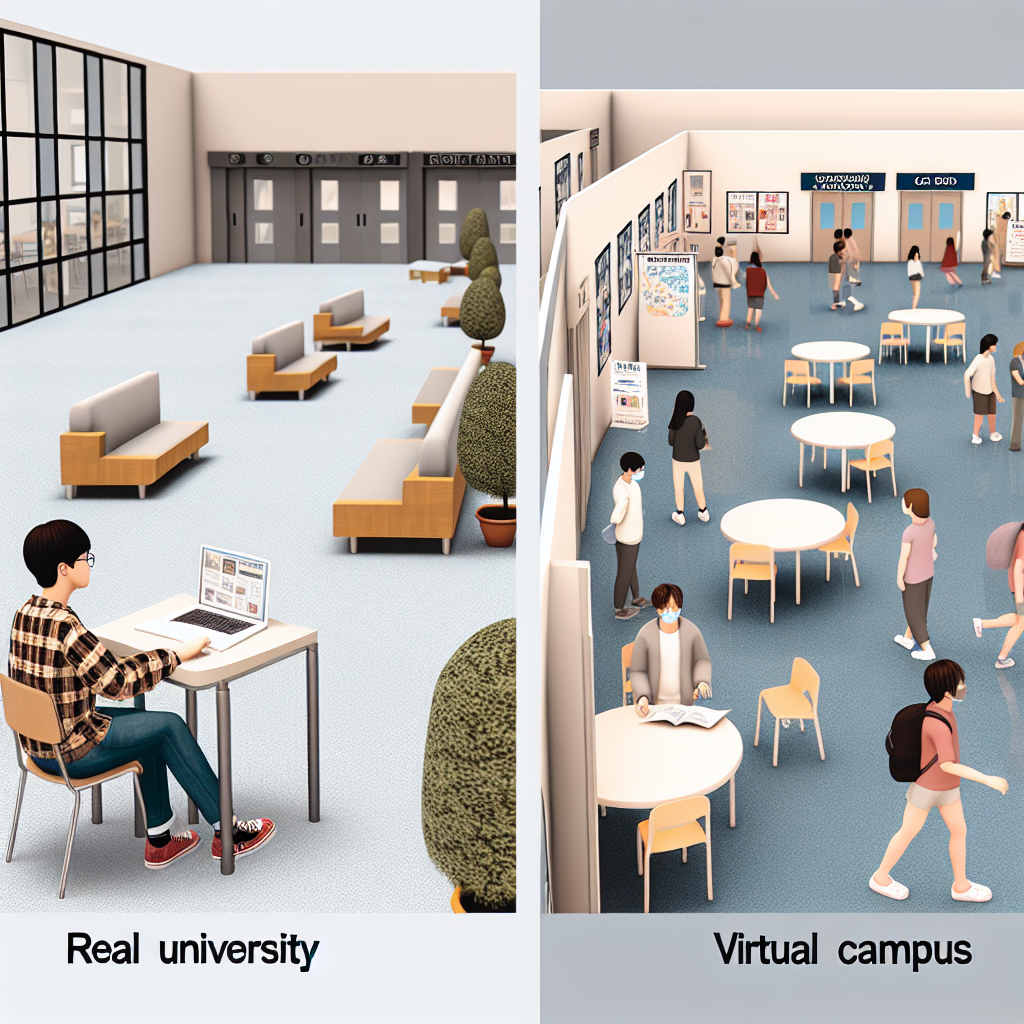 教育機関のバーチャルキャンパス導入事例イメージ