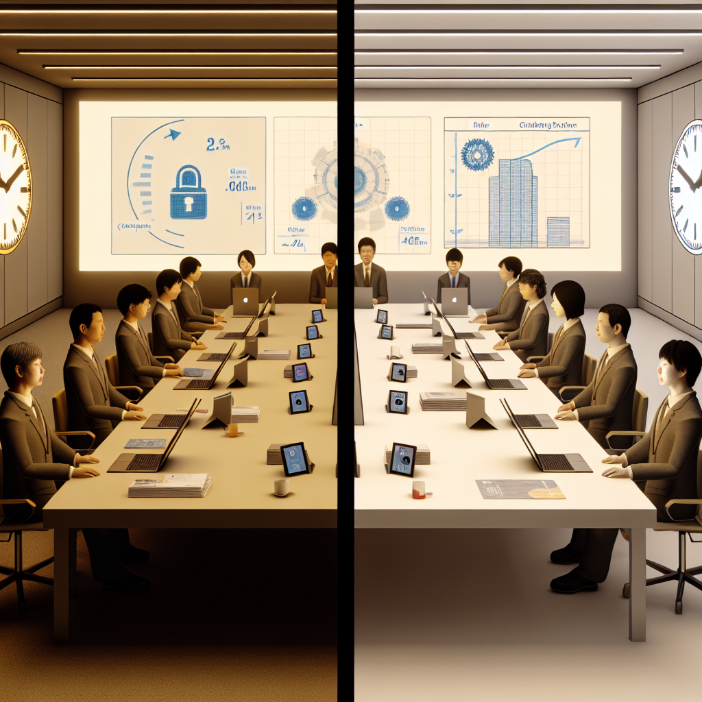 メタバース導入に悩む日本企業担当者のイメージ