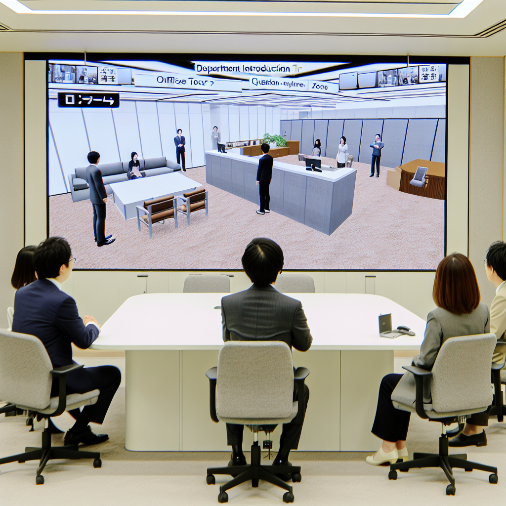 メタバース研修の具体的な活用シーンのイメージ