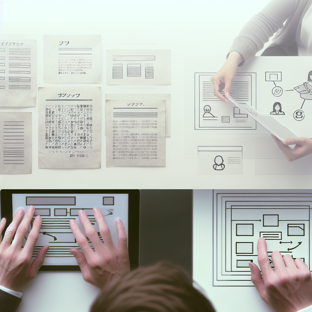 ノーコード開発プロセスのステップを説明する図