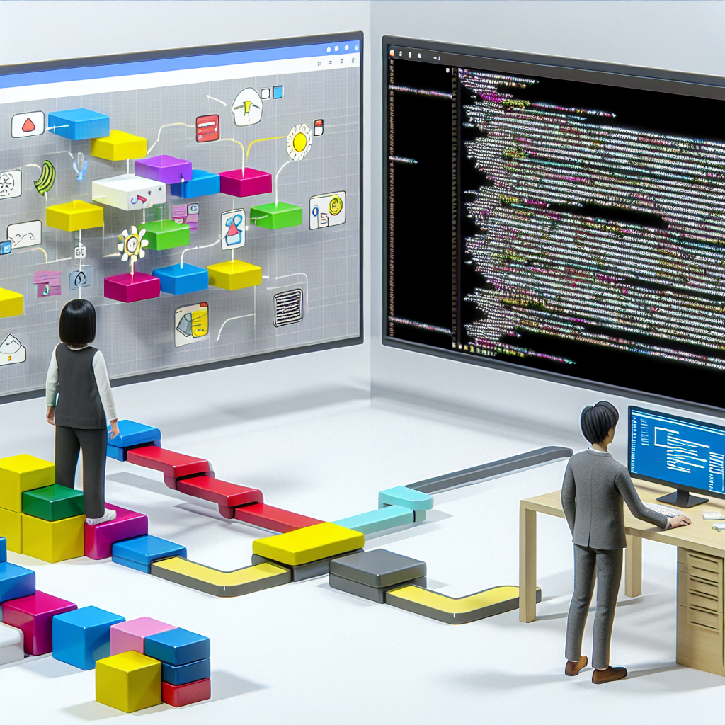 ノーコード開発の全体像を図解したホワイトボード