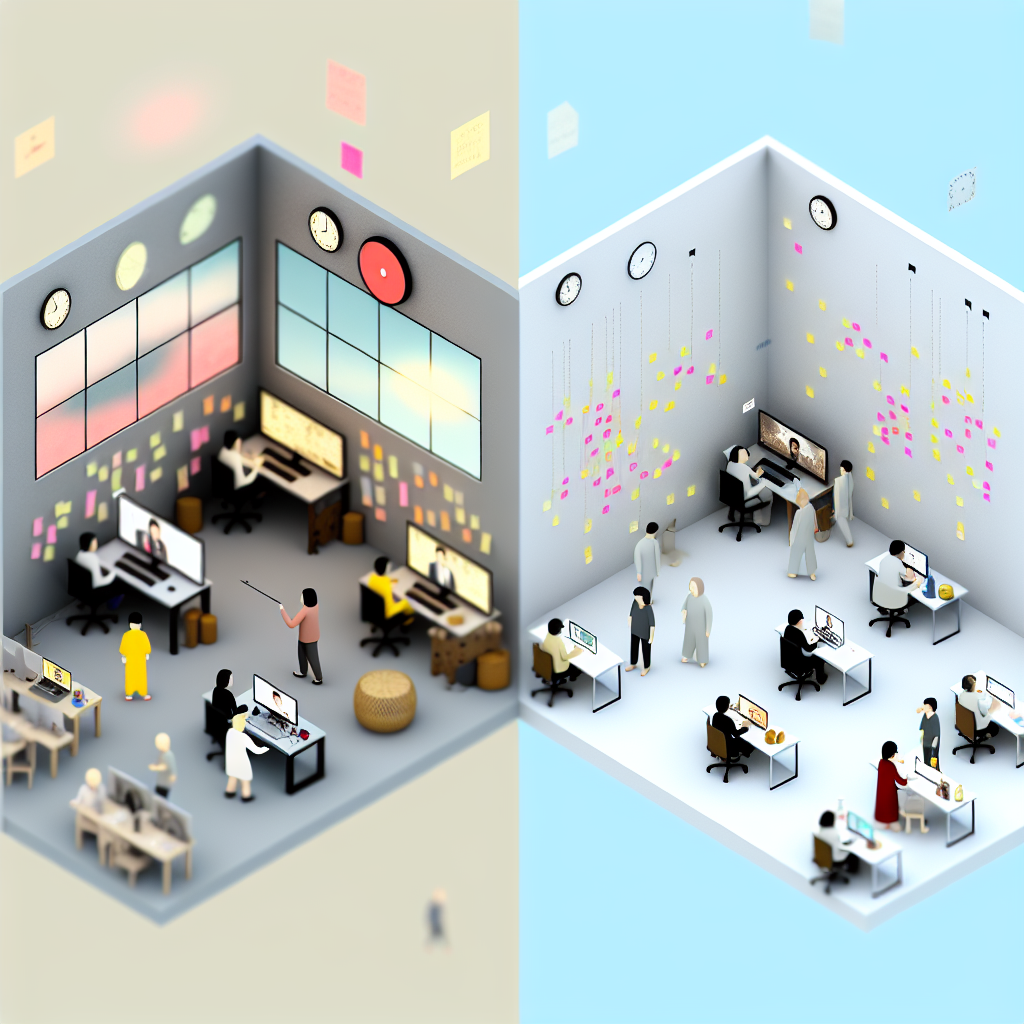 バーチャルオフィスSWiseで中小企業チームが働く様子