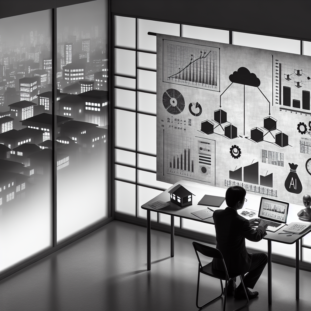 中小企業経営者が未来戦略を考えるイメージ