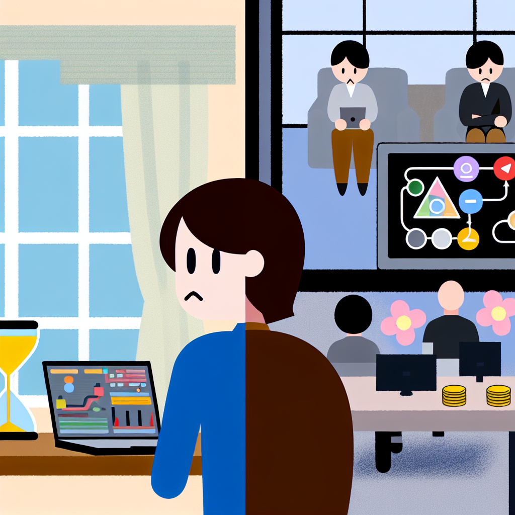 ノーコードのメリットとデメリットを比較する図