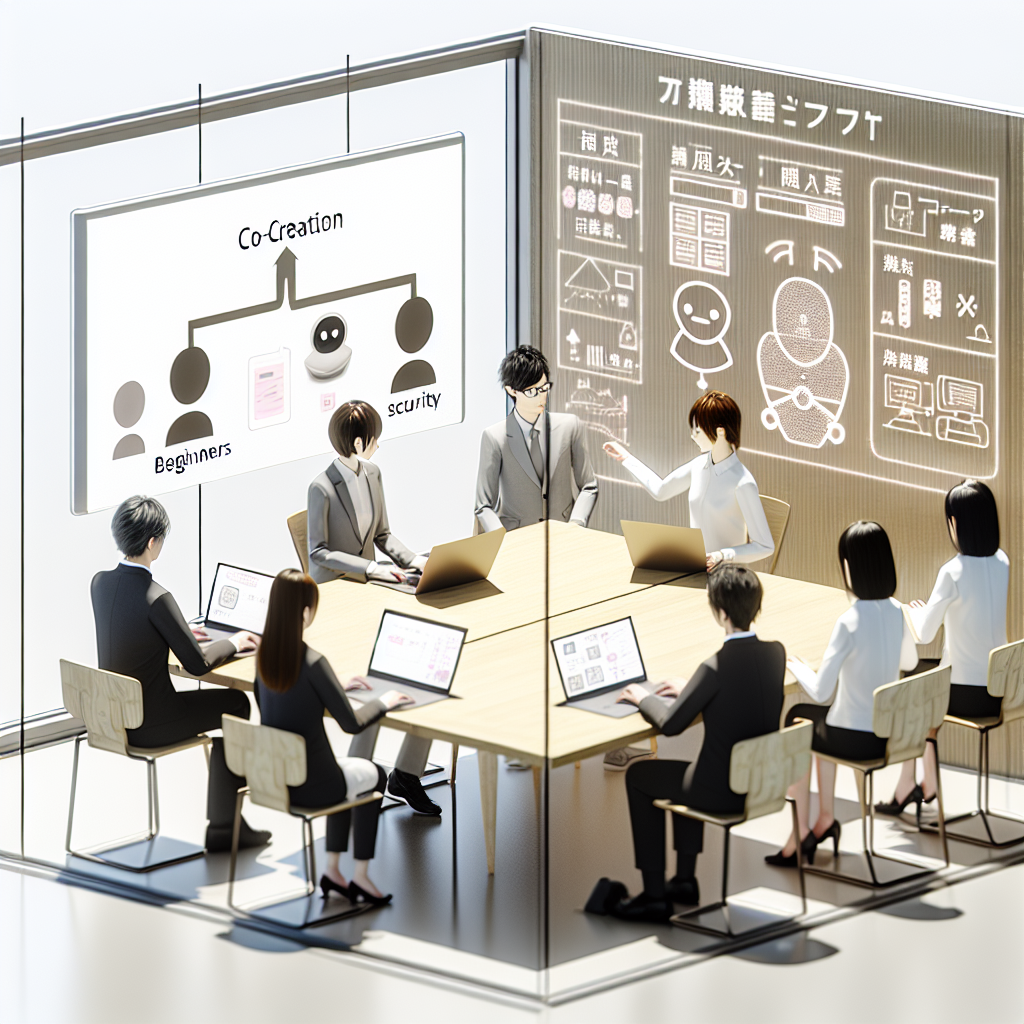 ALION株式会社のような開発会社とノーコードで協業する様子