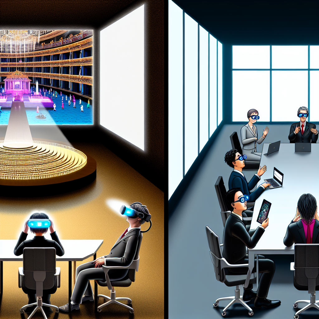 メタバース活用の成功と失敗を比較する図