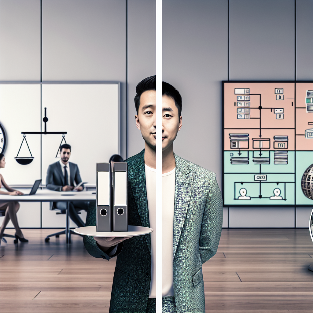 AI開発の外注と内製化を比較するマトリクス図