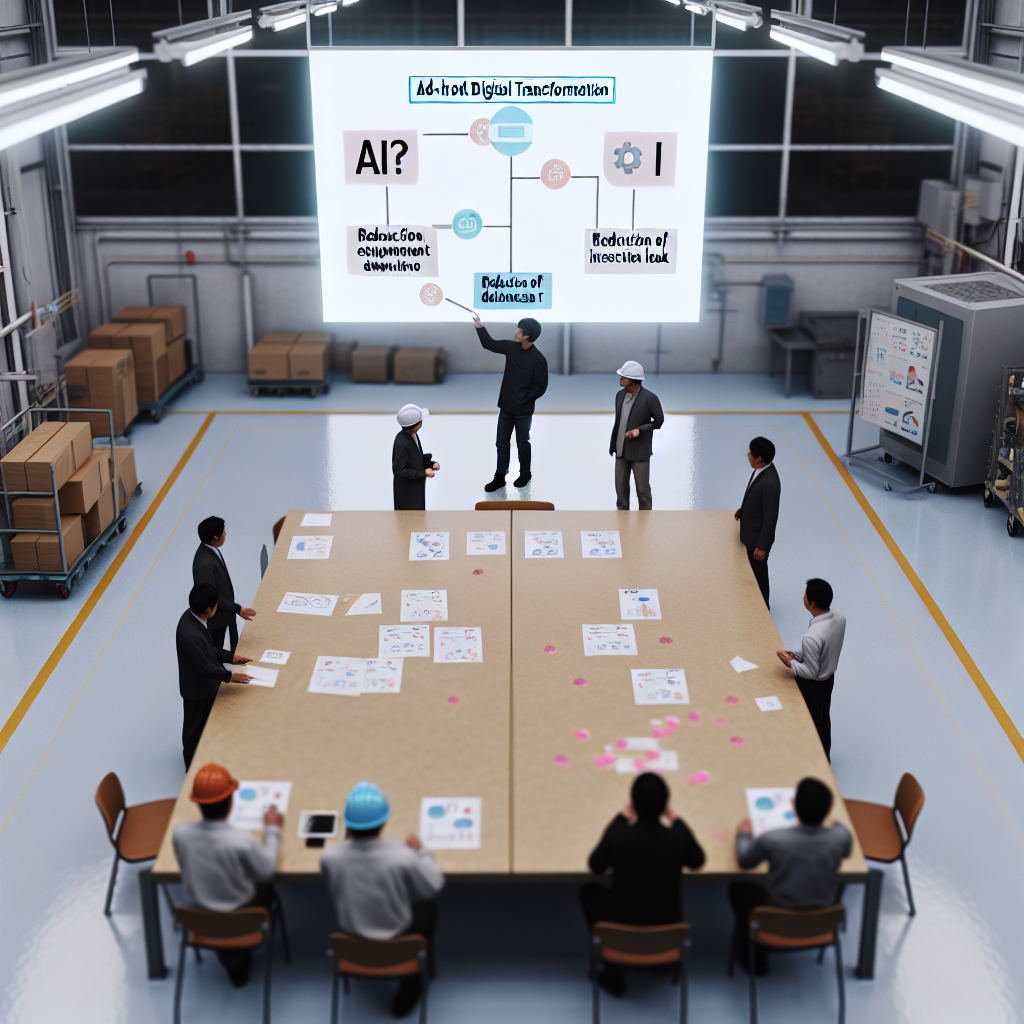 製造業DXの戦略ロードマップ図