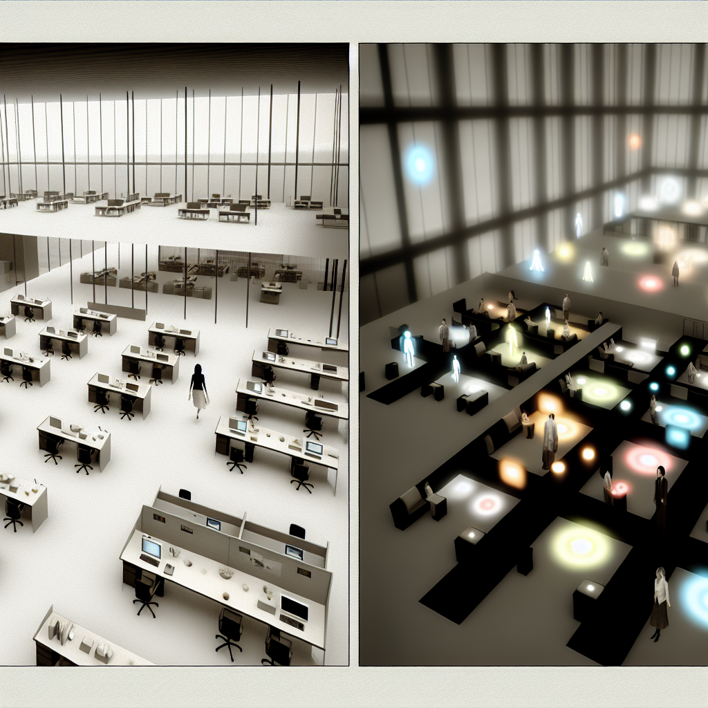 SWiseのようなバーチャルオフィスで会話するアバターたち