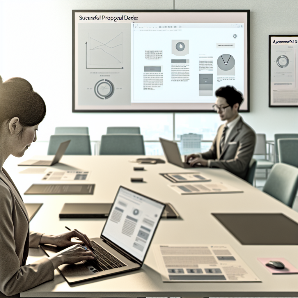 営業とマーケティング担当者がAI分析結果を見ながら議論する様子