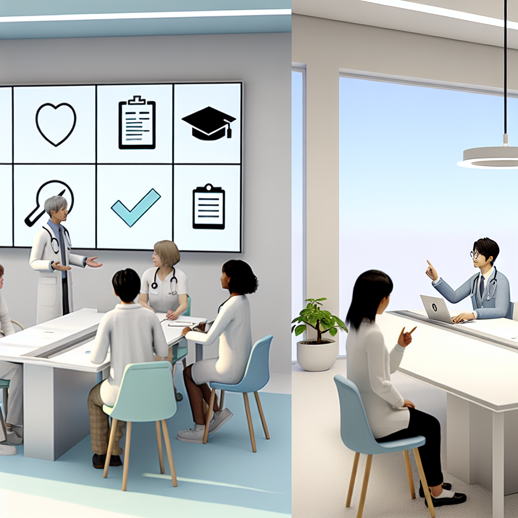 病院がメタバース導入計画を立てているイメージ