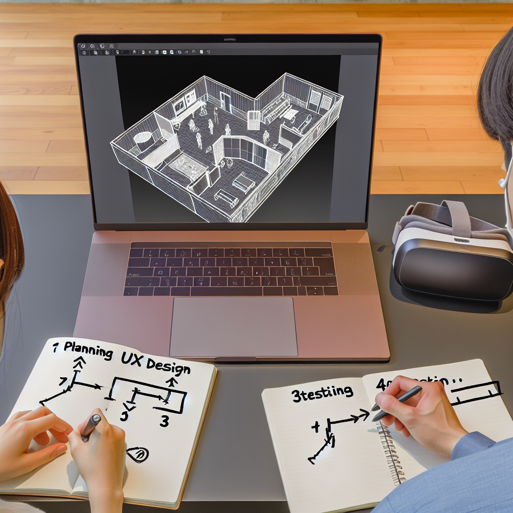 メタバース店舗開業のステップを示すフローチャート