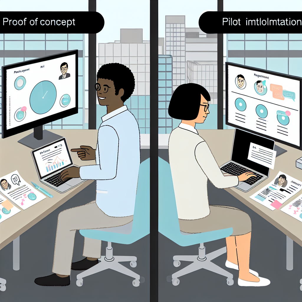 AI PoCとパイロット導入のプロセス図