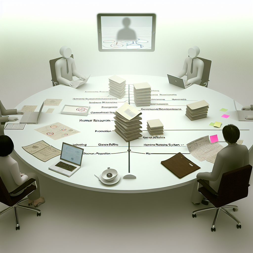 社内AIチャットボット運用とナレッジ管理のイメージ