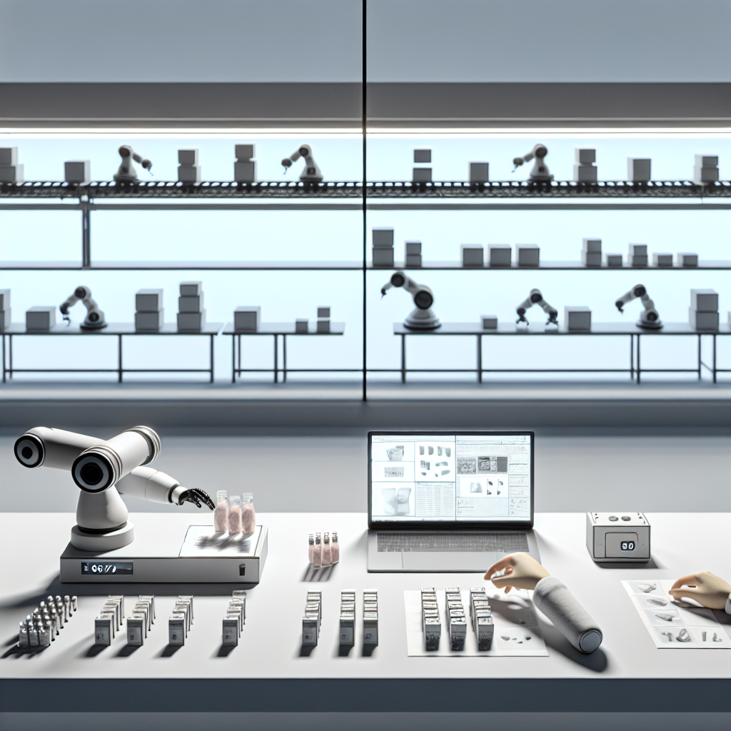 未来のスマートファクトリーとAI外観検査のイメージ