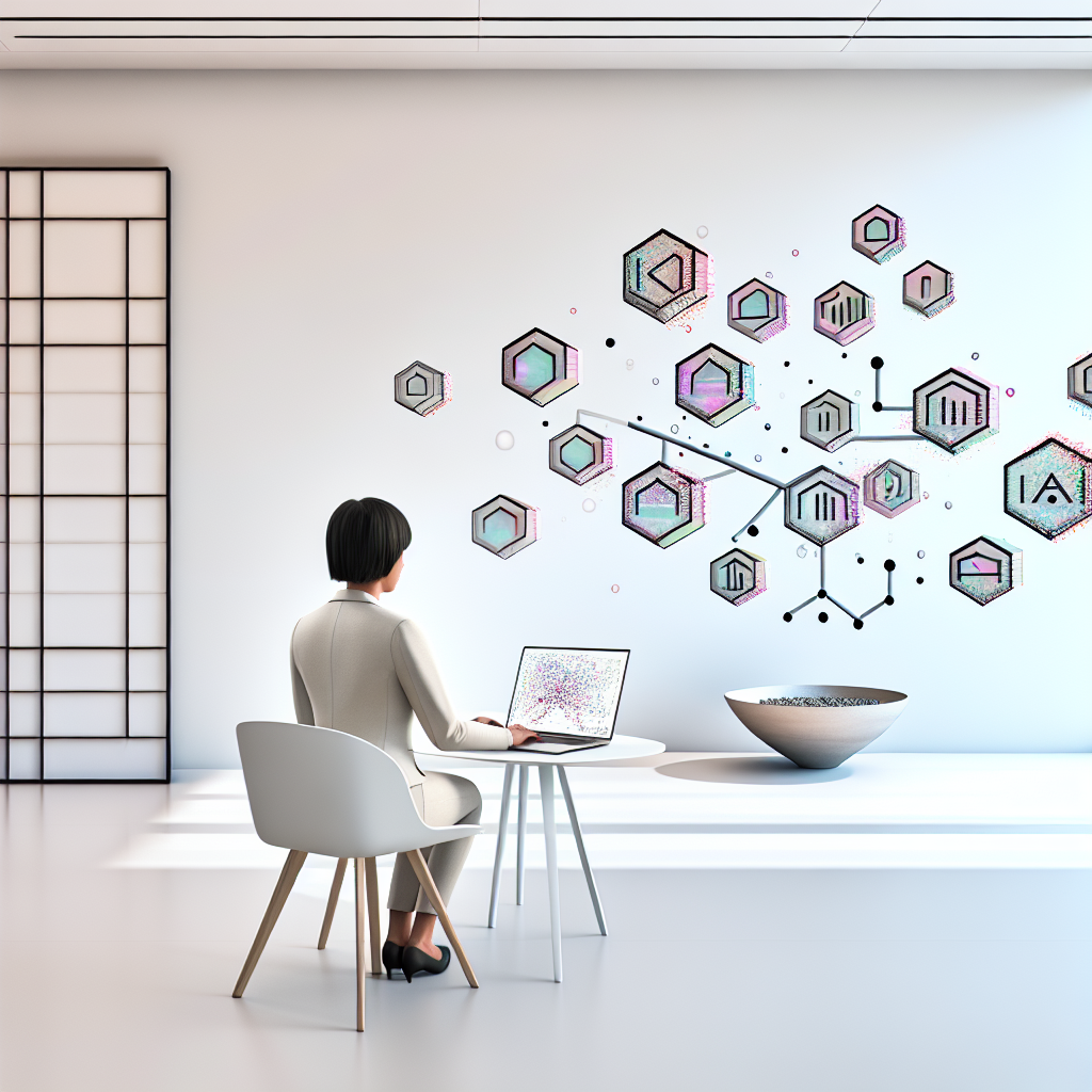 ノーコード予測モデルの概念を図解したイラスト