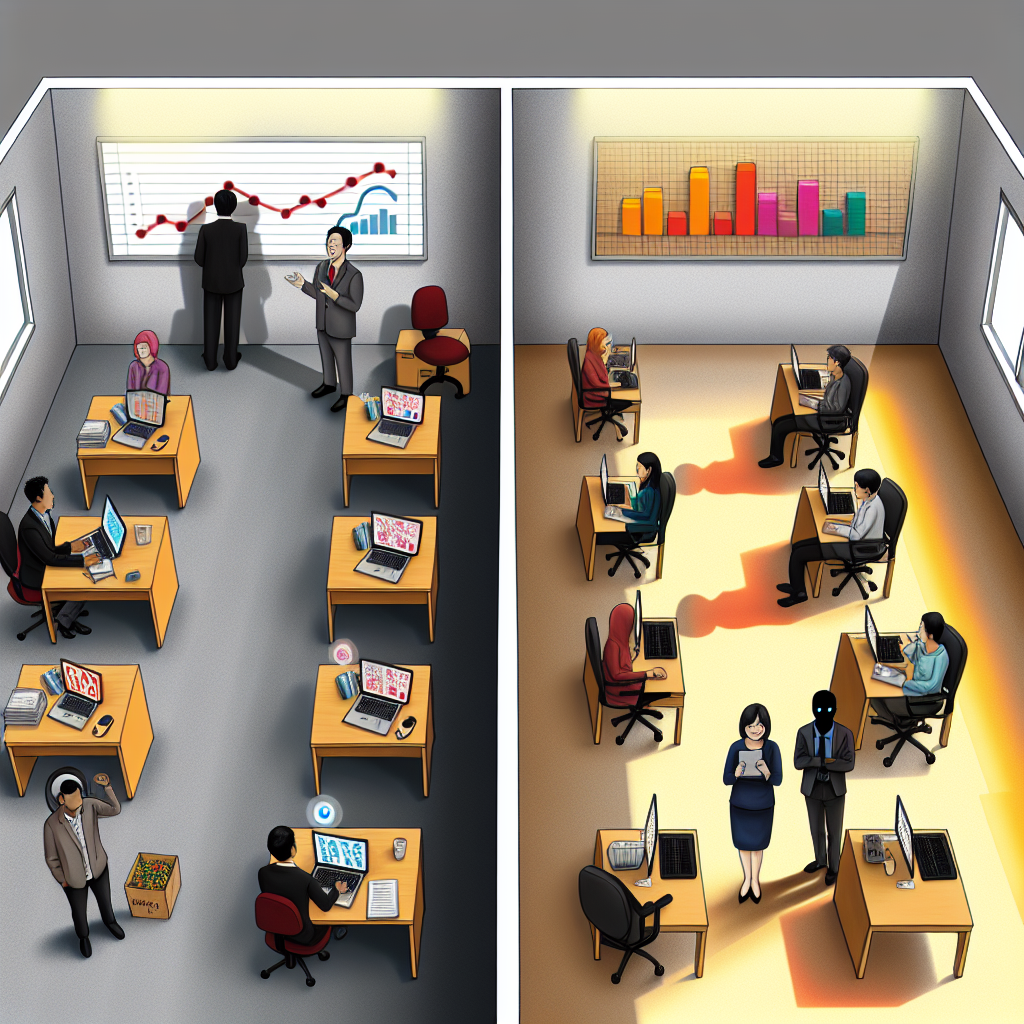 AI人材育成に取り組む中小企業チームのイメージ