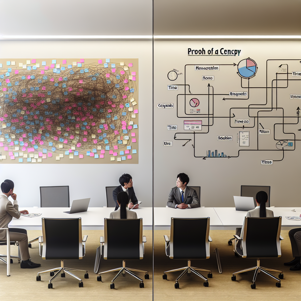 AI PoCプロジェクトを進めるビジネスチーム