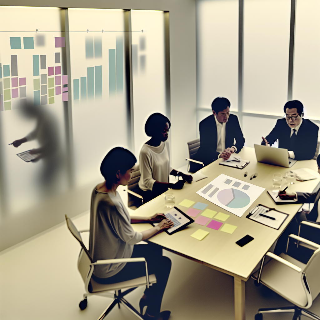 AIチャットボットFAQ導入前の企画と要件定義を整理するホワイトボード