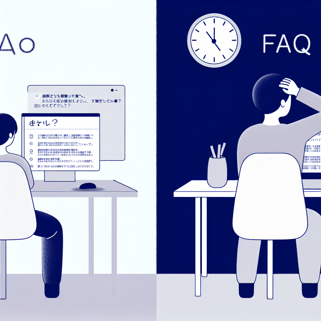 AIチャットボットFAQの基本構造と仕組みの図解