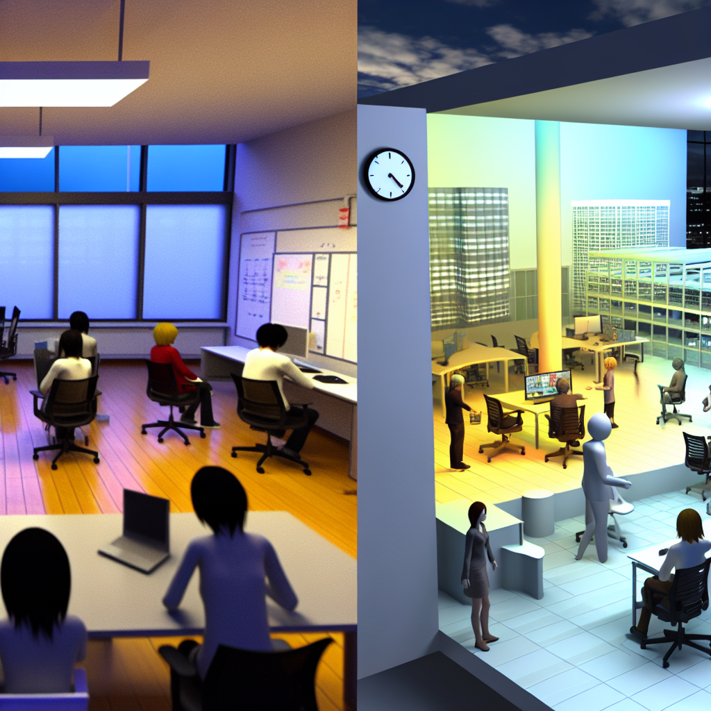 ビジネス利用を想定したメタバース空間のイメージ