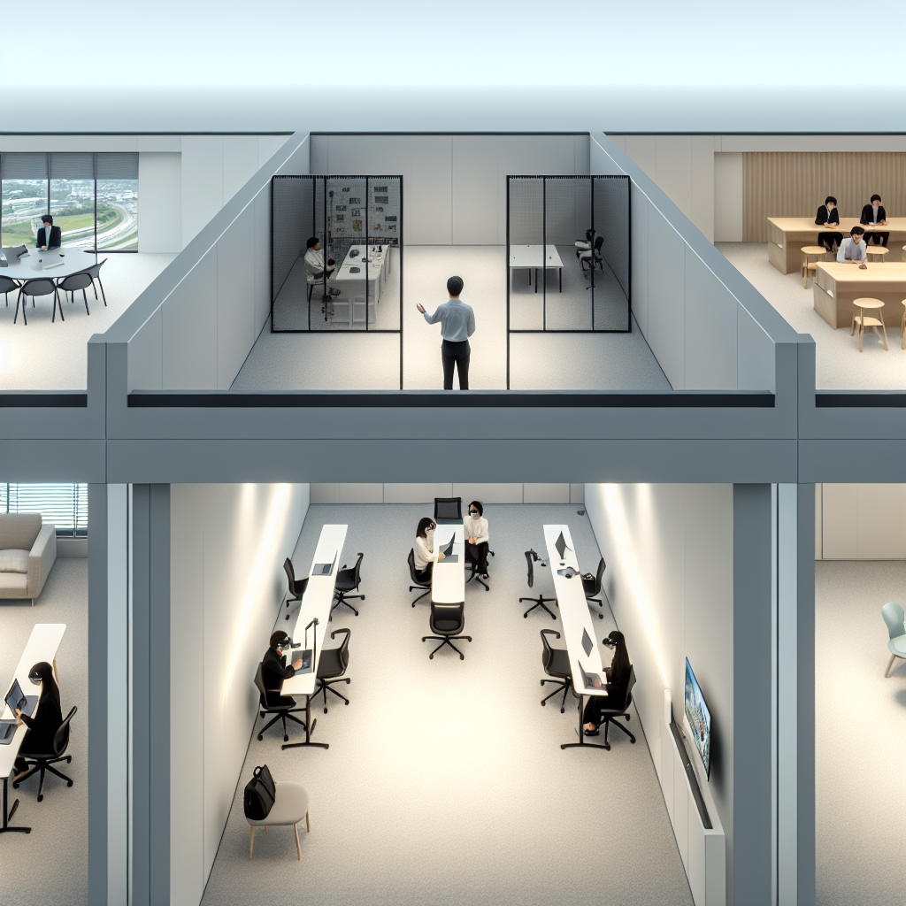 メタバース導入プロジェクトのステップを議論するビジネスチーム