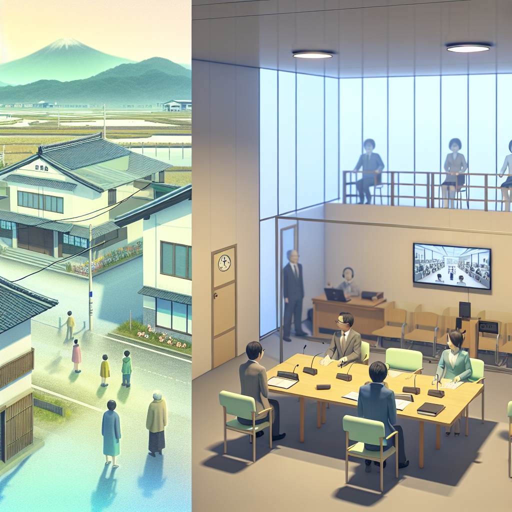 地方自治体のデジタル化とVR施策の概念図