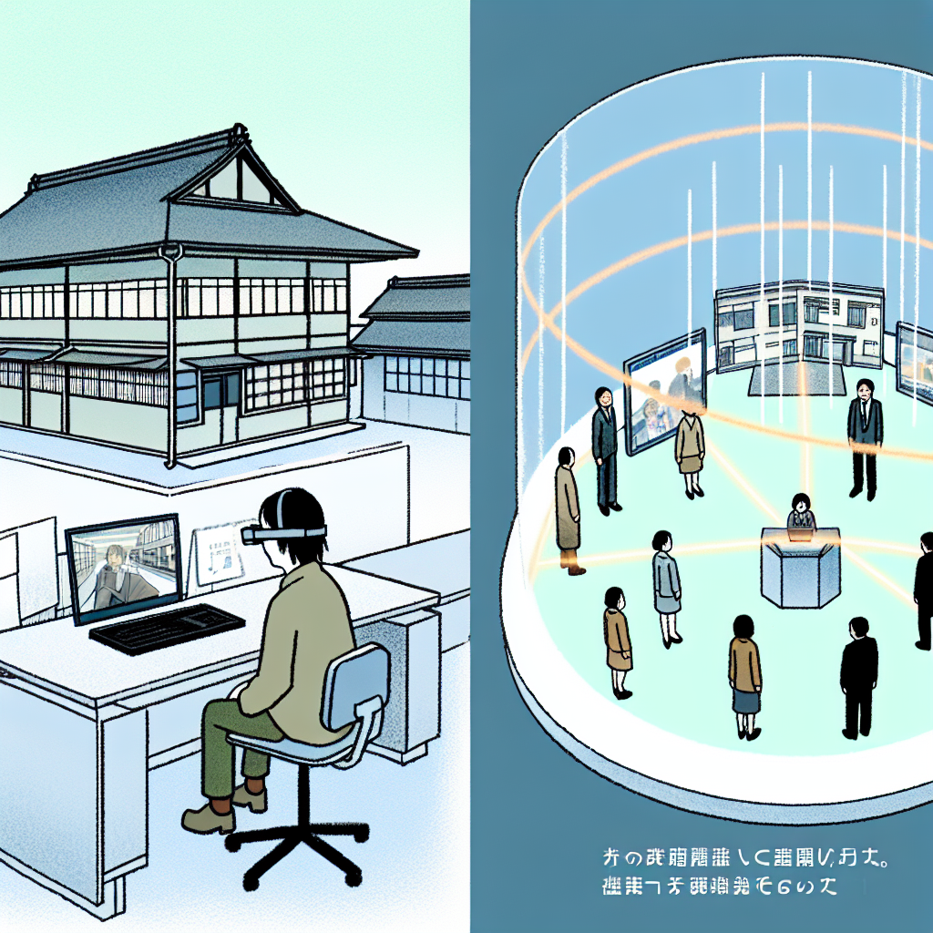 SWiseのバーチャルオフィスで働くアバターたち