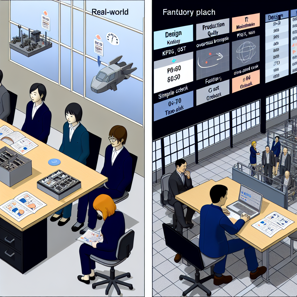 製造業のDX担当者がメタバース導入計画を立てている様子