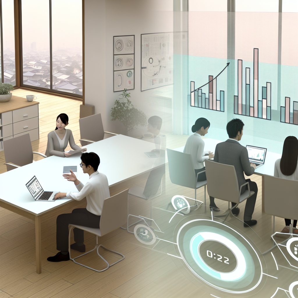 日本企業がメタバースをビジネス活用する様子