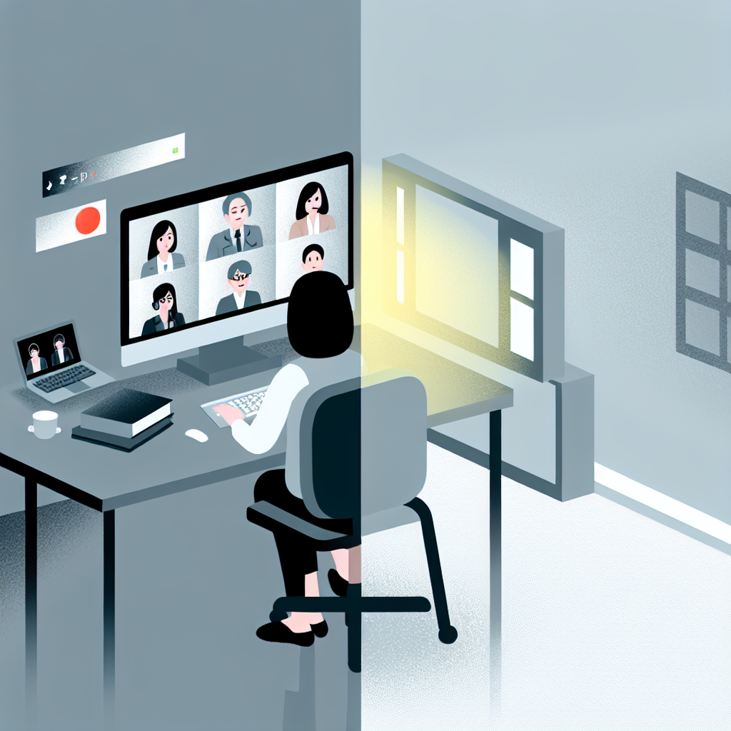 バーチャルオフィスで働くリモートチーム