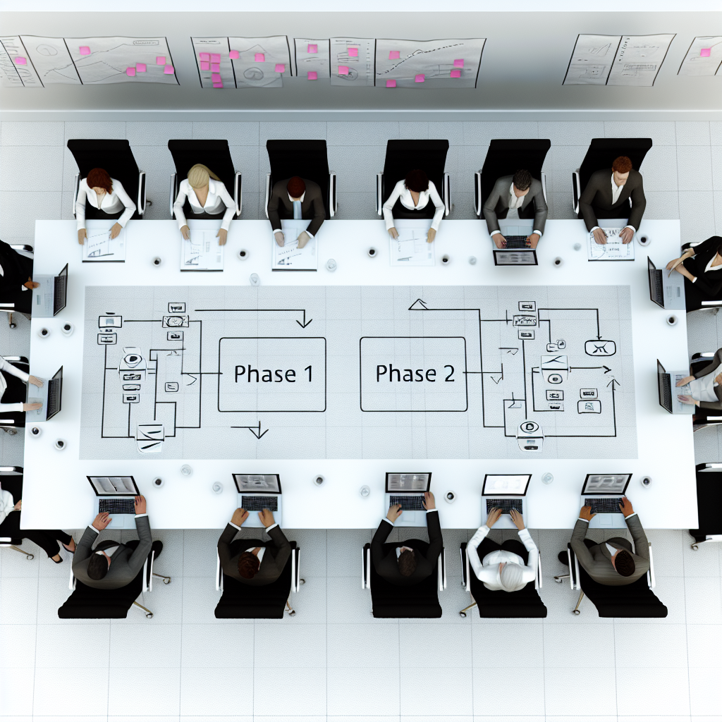 ノーコードAI研修のステップ別ロードマップ図