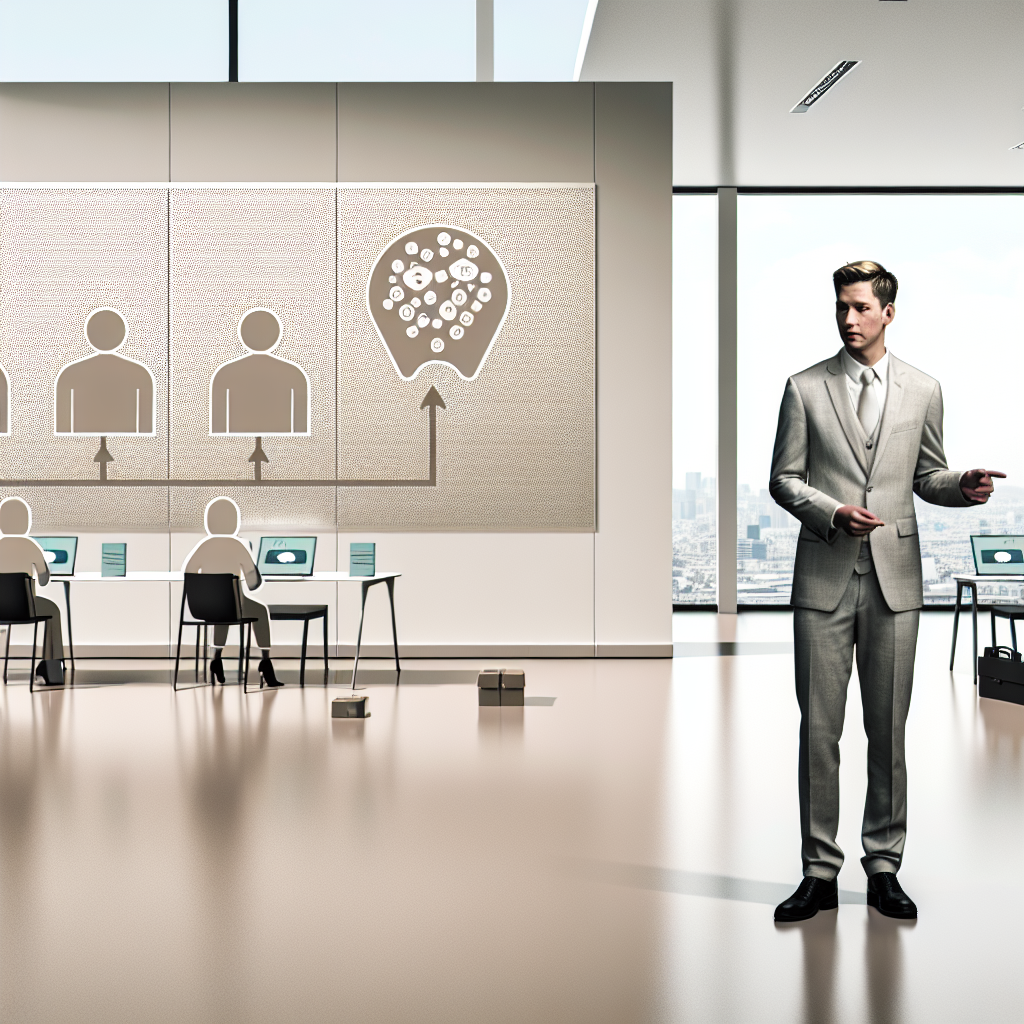 生成AI活用に関する社内研修を受ける社員たち