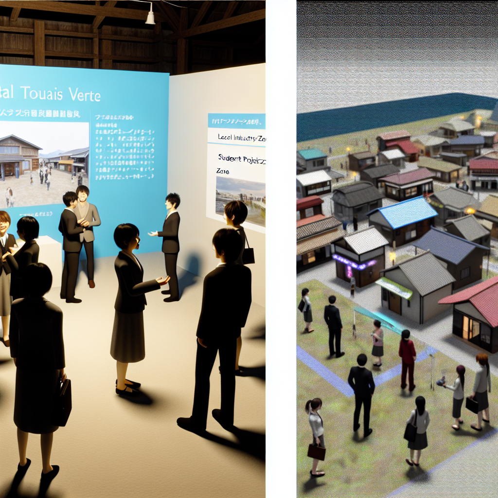 地方自治体がメタバースを使って観光プロモーションする様子