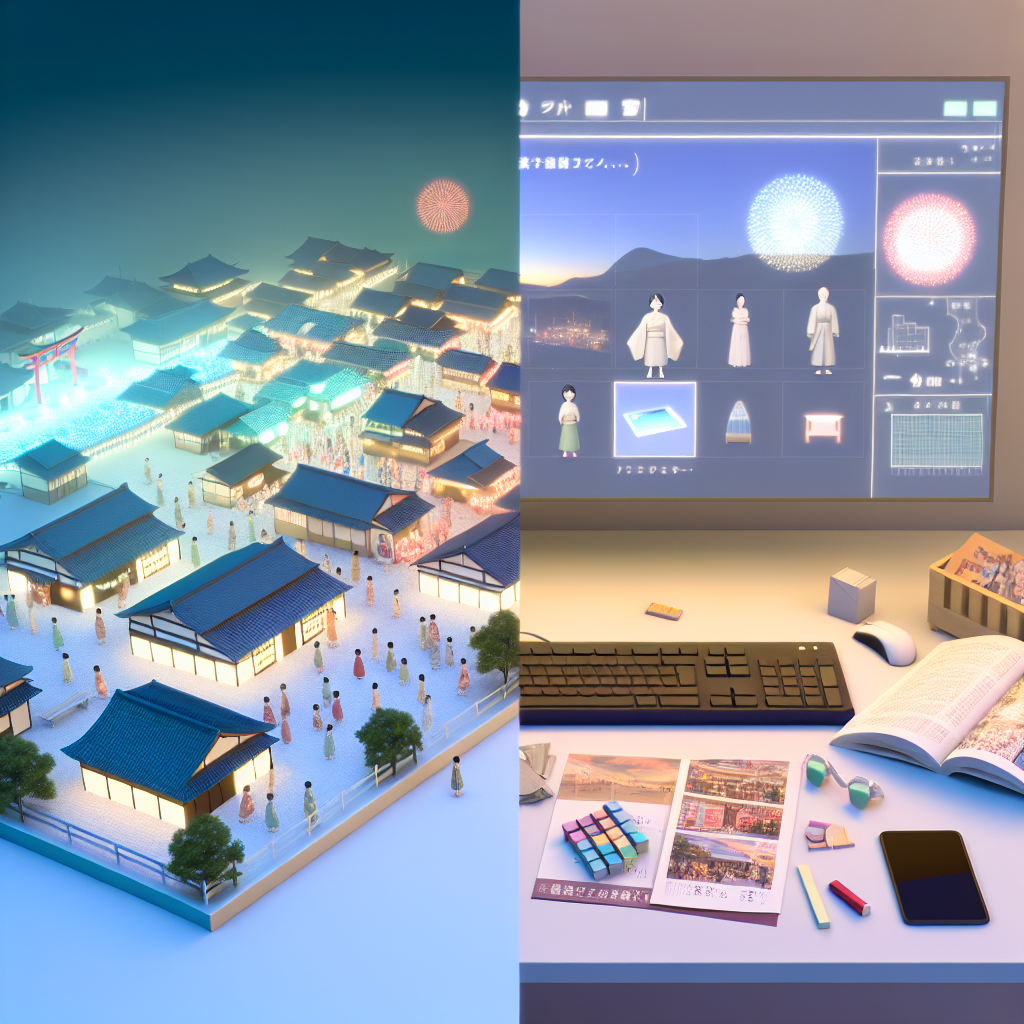 観光メタバースの収益モデルを示すビジネスチャート