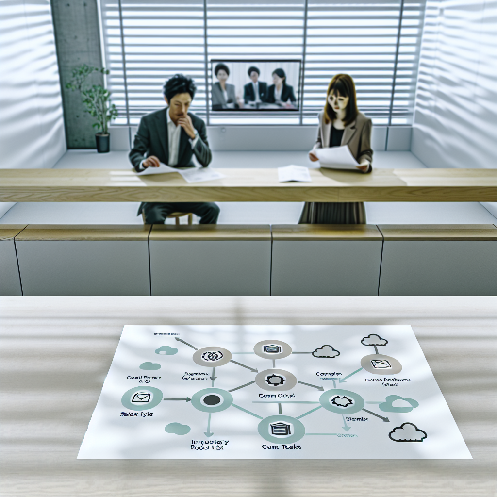 中小企業がAIシステム開発を活用する戦略図