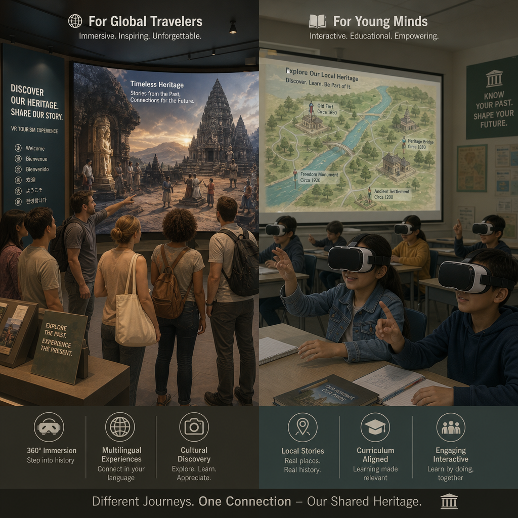 VR観光企画を検討する自治体担当者と制作会社の打ち合わせ