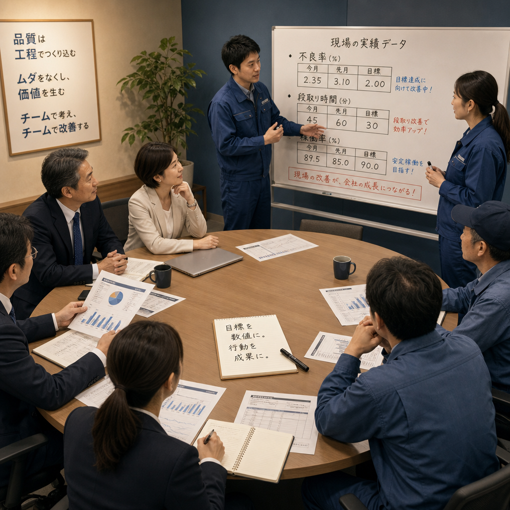 成功する製造業AI PoCのステップを示す図
