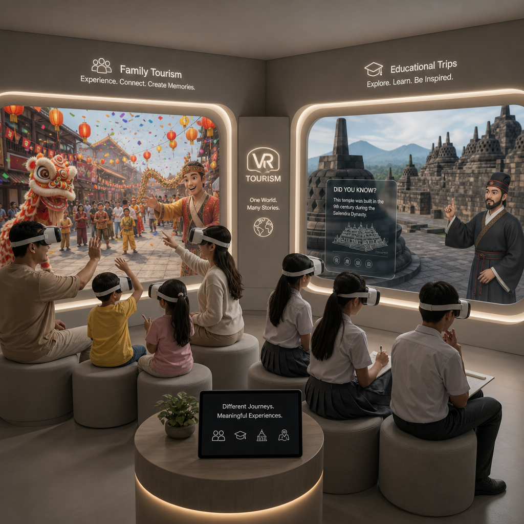 自治体職員がVR観光企画を検討している様子