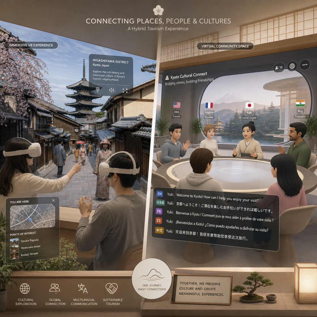 観光地のVRツアーとバーチャルイベントの組み合わせ事例